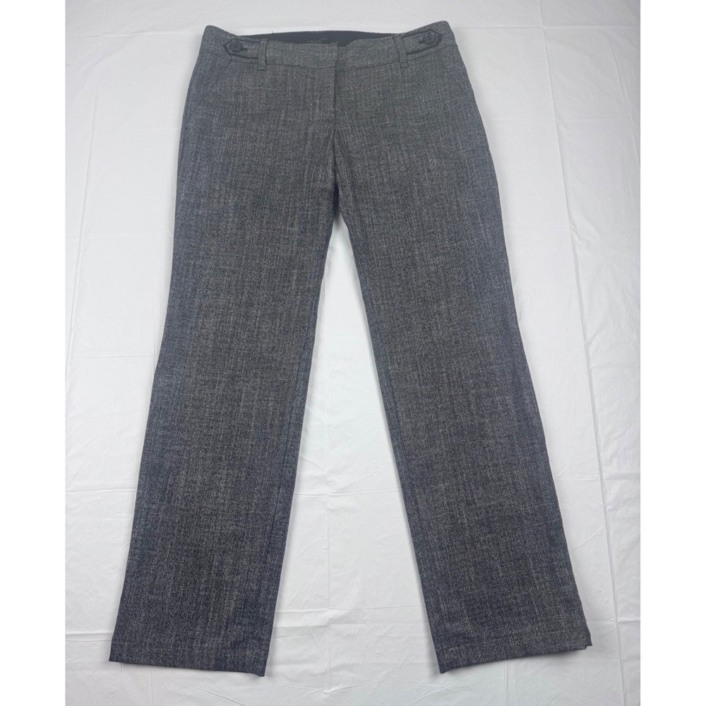 The Limited Collection Drew Fit Gray Heathered Straight Leg Dress Pants Size 2